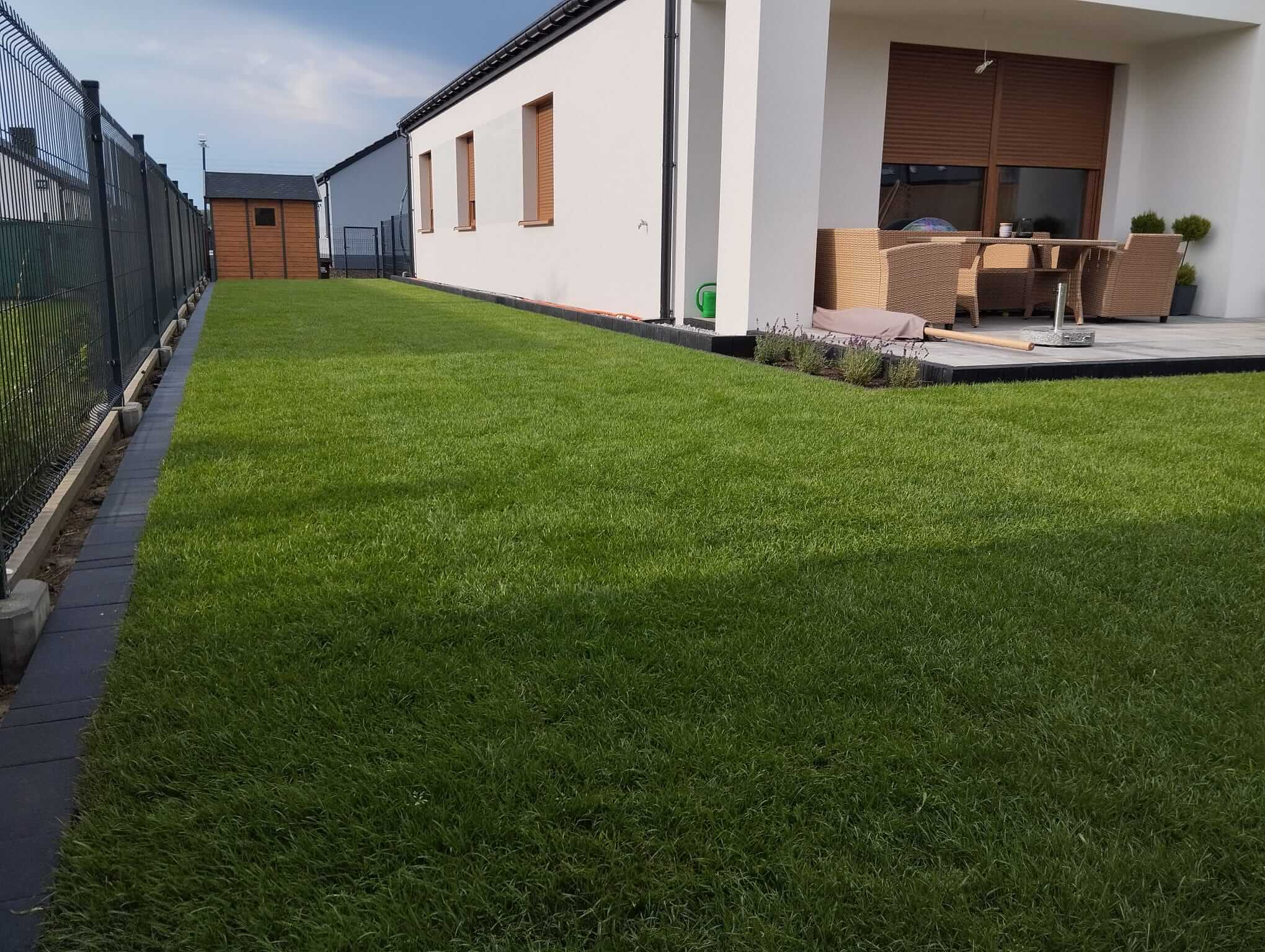 Realizacja trawnika z rolki w Lublińcu